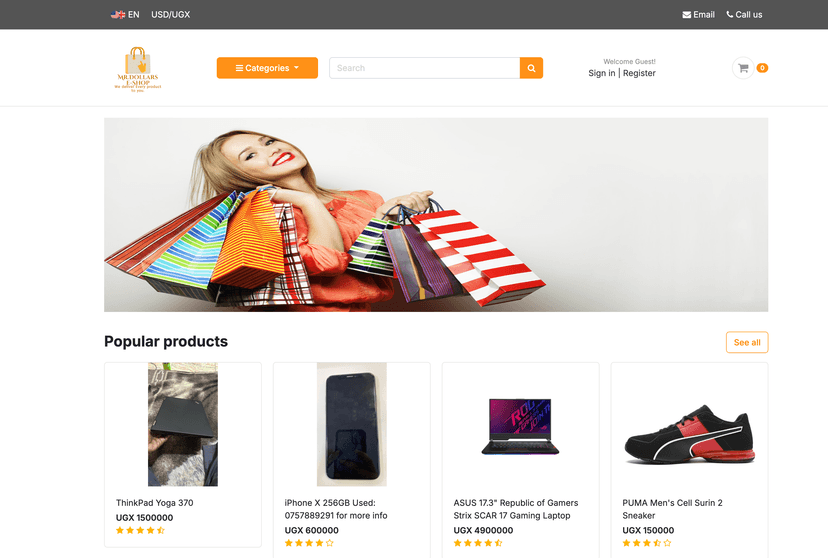 E-commerce Website