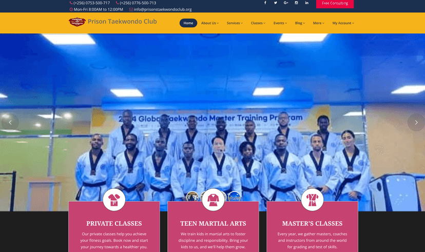 Luzira Prison Taekwondo Club